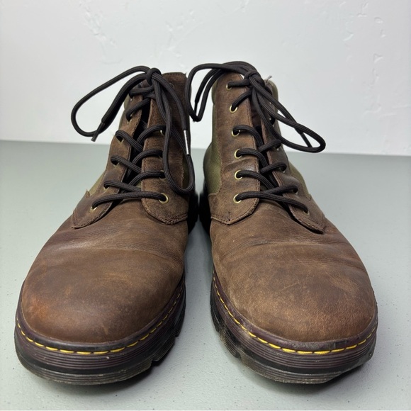 Dr. Martens Brown Two Tone Bonny II Boots Men's Size 13 Lace Up 6 Eye - Picture 2 of 13